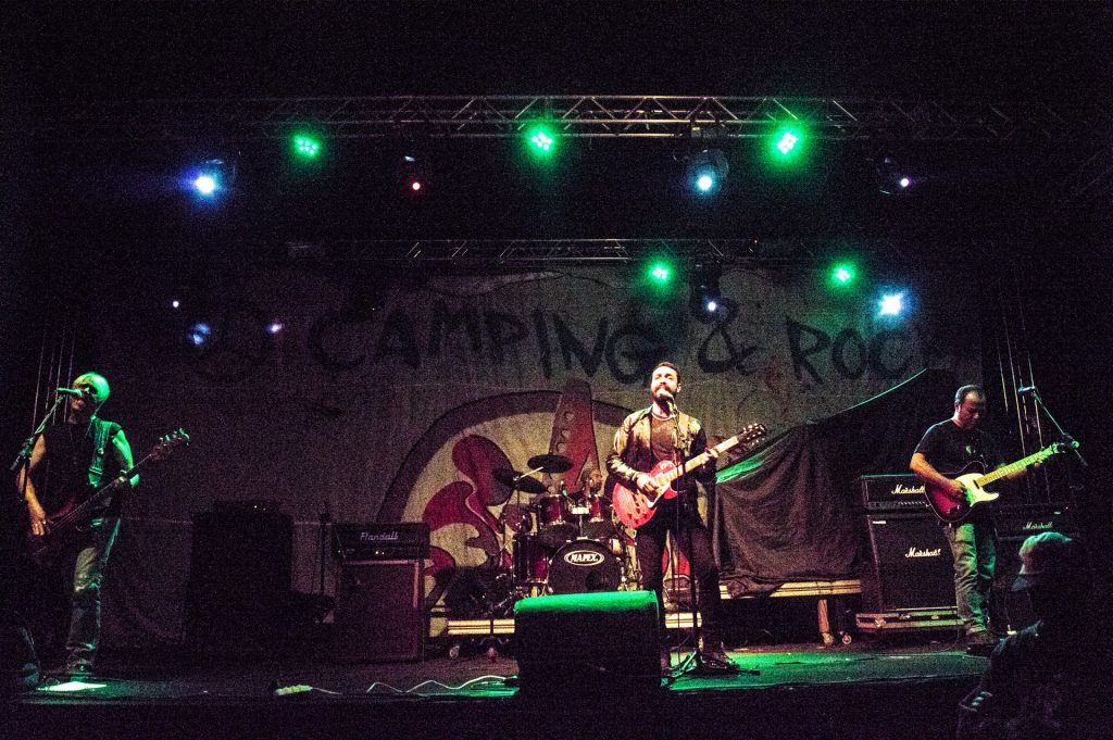Indio Joe na festa do Camping Rock