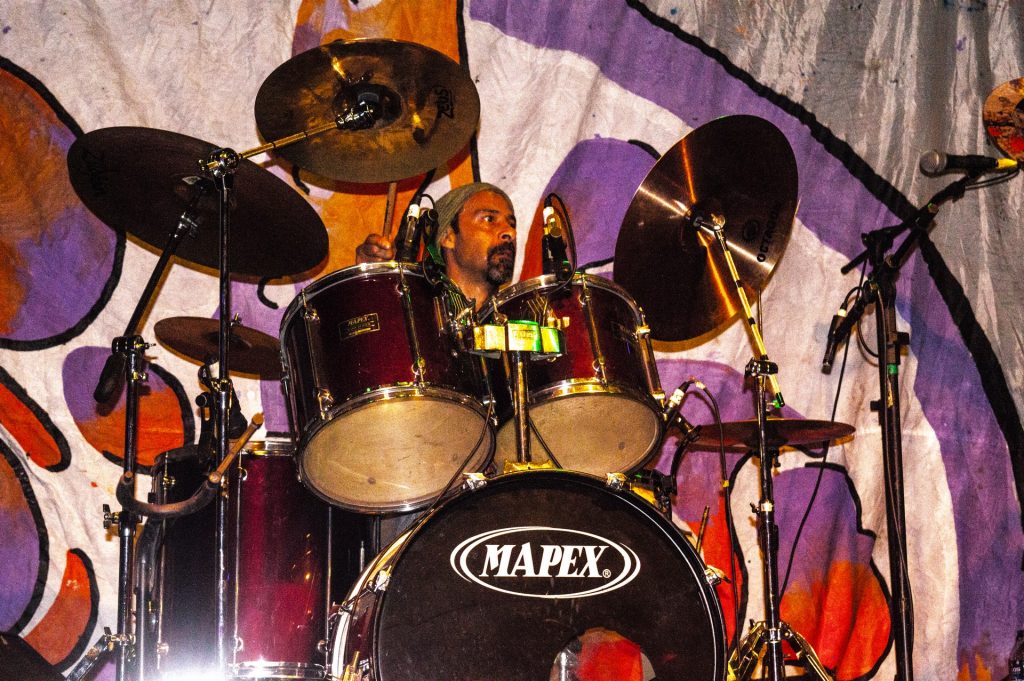 Indio Joe na festa do Camping Rock