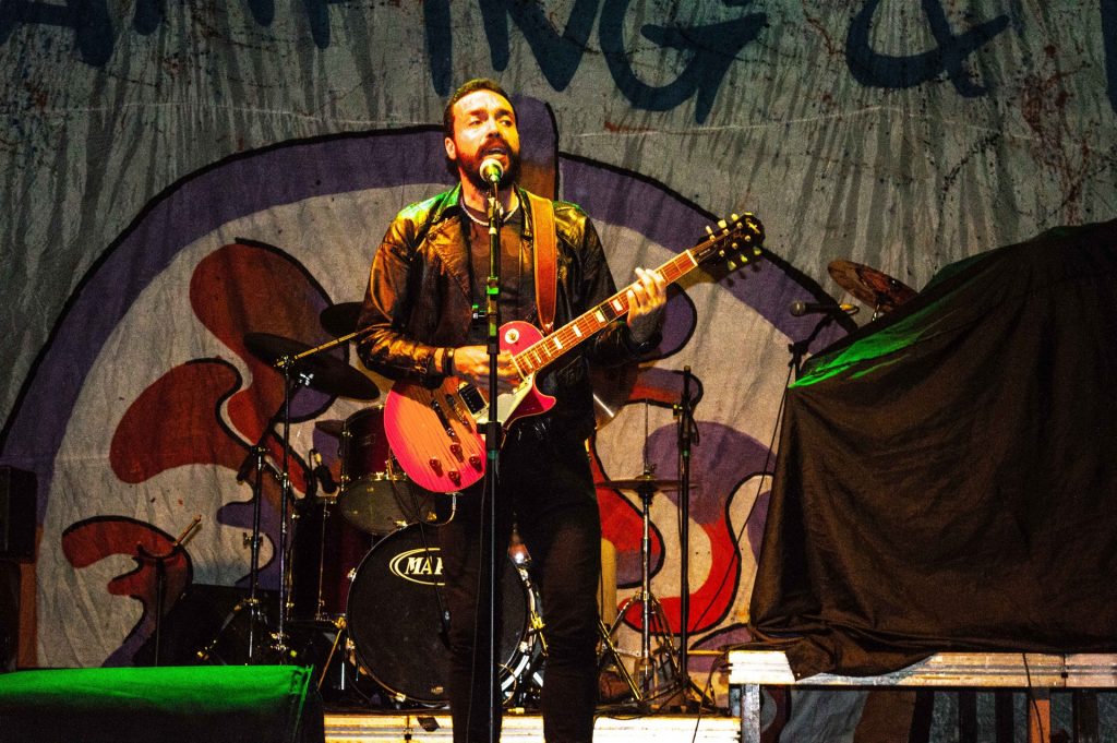 Indio Joe na festa do Camping Rock