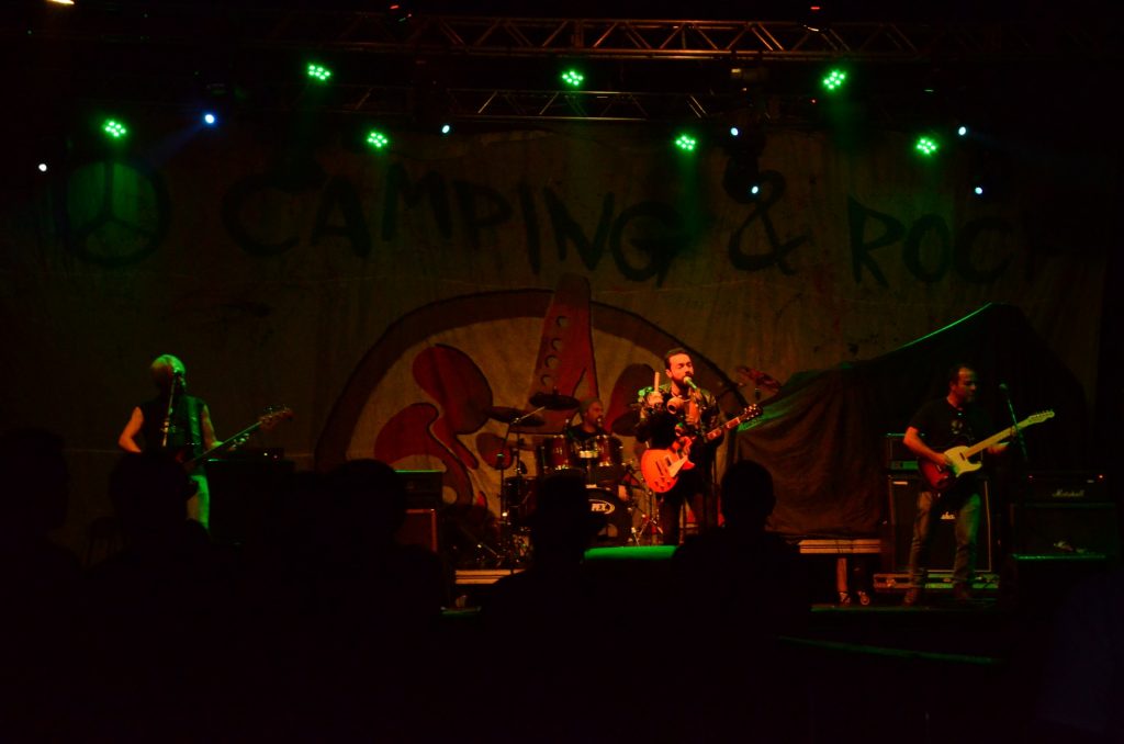 Indio Joe na festa do Camping Rock