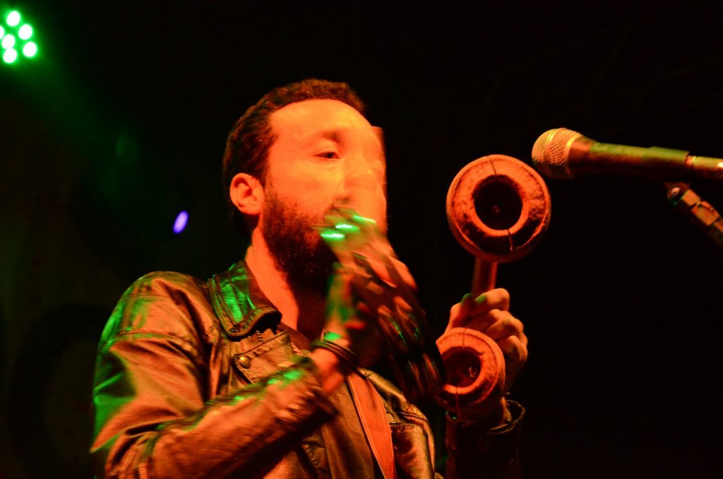 Indio Joe na festa do Camping Rock