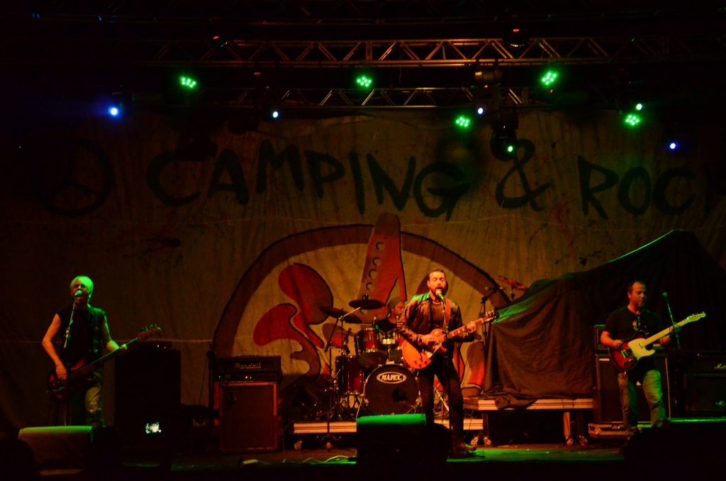 Indio Joe na festa do Camping Rock