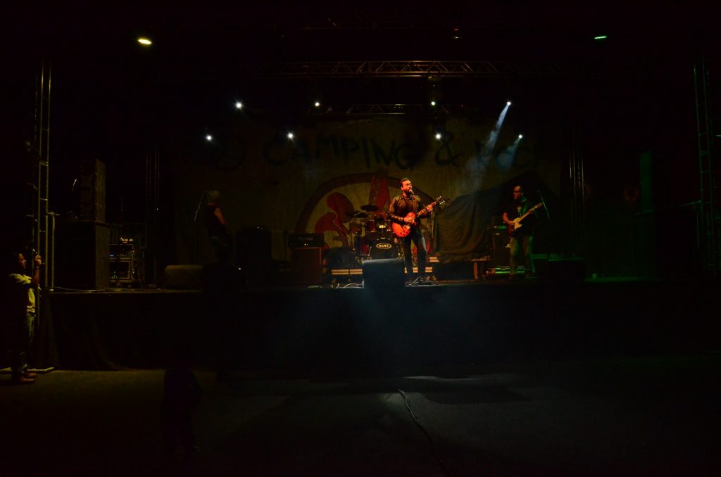 Indio Joe na festa do Camping Rock