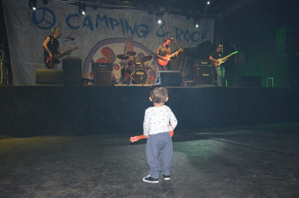 Indio Joe na festa do Camping Rock